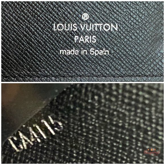 Authentic Louis Vuitton Damier Graphite Canvas Zip-Around Vertical Wallet CA4115 - Picture 9 of 12